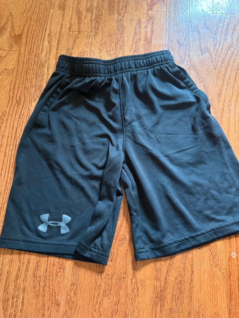 Under Armour Black Athletic Shorts with Moisture-Wicking Fabric